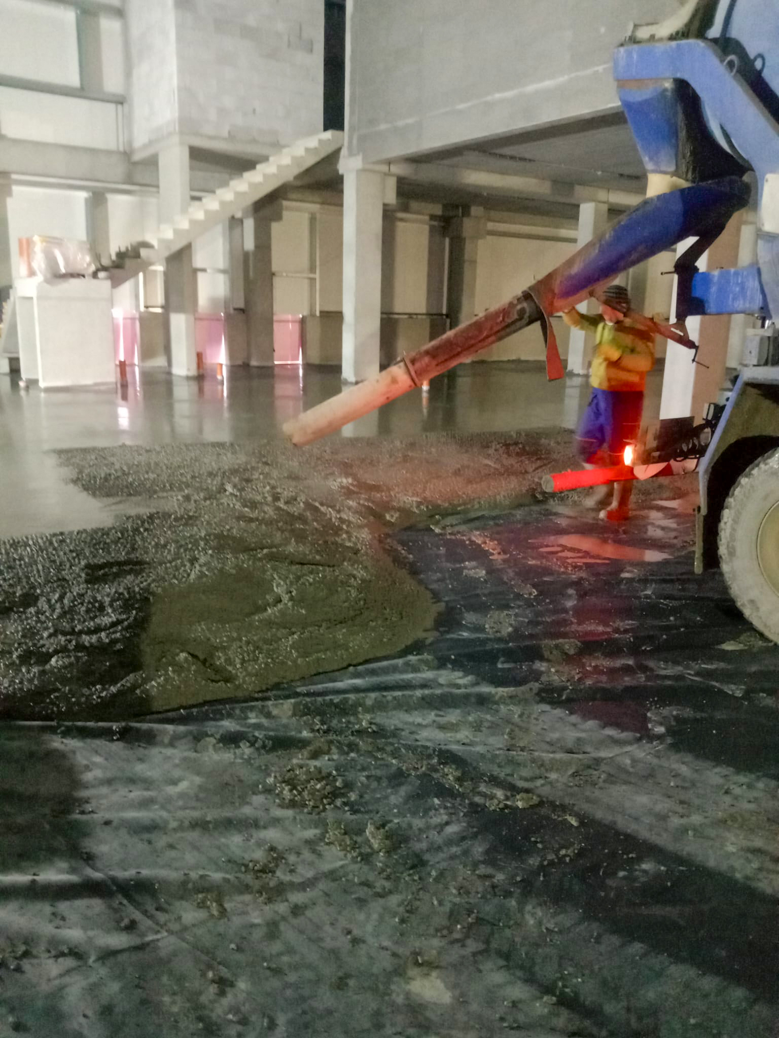 Hala JIP Bořanovice ZAPA beton